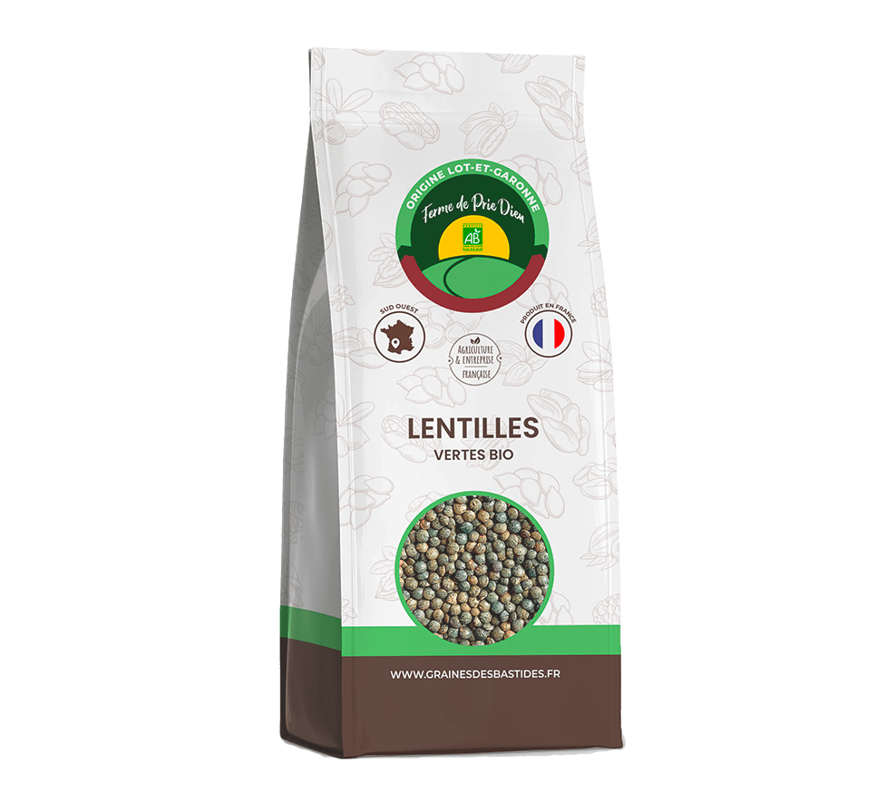 Lentilles vertes bio